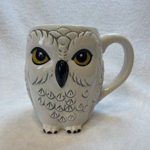 Harry Potter Hedwig Owl Coffee Mug Tea Cup Ceramic Sculptural‎ Shaped 5" Inches